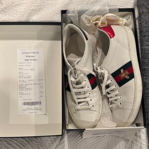 Gucci sneakers - Ace leather sneakers